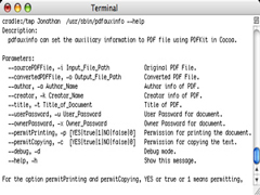 MAC OS X中给PDF文档加密的方法