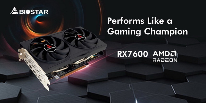 映泰推出 Radeon RX 7600 显卡：配备非常紧凑的散热系统