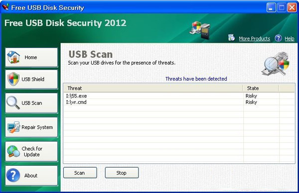 Free USB Disk Security(USB设备杀毒工具) V2012