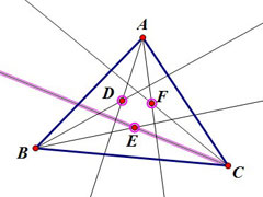 几何画板怎么画摩莱三角形？